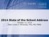 2014 State of the School Address October 23, 2014 Dean Linda A. McCauley, PhD, RN, FAAN