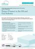Project Finance in the Oil and Gas Industry
