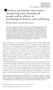 a positive psychology intervention among long-term unemployed people and its effects on psychological distress and well-being