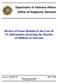Office of Inspector General. Review of Issues Related to the Loss of VA Information Involving the Identity of Millions of Veterans
