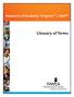 Measures of Academic Progress MAP. Glossary of Terms