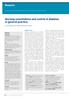 Nursing consultations and control of diabetes in general practice: