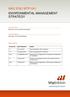 MAC-ENC-MTP-041 ENVIRONMENTAL MANAGEMENT STRATEGY