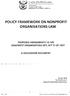 POLICY FRAMEWORK ON NONPROFIT ORGANISATIONS LAW