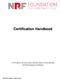 Certification Handbook
