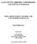 LAFAYETTE AIRPORT COMMISSION LAFAYETTE, LOUISIANA