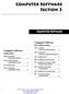 Computer Software. Section 3 SOFTWARE. Computer Software. Computer Software. Computer Software. HPC Software Index. Vendor Index