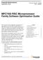MPC7450 RISC Microprocessor Family Software Optimization Guide
