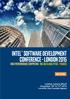 INTEL Software Development Conference - LONDON 2015. High Performance Computing - BIG DATA ANALYTICS - FINANCE. Final version