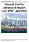 Annual Quality Assurance Report