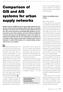 Comparison of GIS and AIS systems for urban supply networks