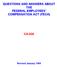QUESTIONS AND ANSWERS ABOUT THE FEDERAL EMPLOYEES COMPENSATION ACT (FECA) CA-550