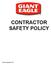 CONTRACTOR SAFETY POLICY