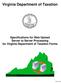 Virginia Department of Taxation Specifications for Web Upload Server to Server Processing for Virginia Department of Taxation Forms