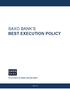 SAXO BANK S BEST EXECUTION POLICY