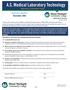 A.S. Medical Laboratory Technology