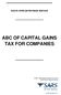 SOUTH AFRICAN REVENUE SERVICE ABC OF CAPITAL GAINS TAX FOR COMPANIES