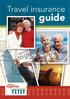 Travel insurance. guide