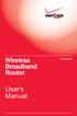 Wireless Broadband Router MI424WR. User s Manual