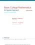 Basic College Mathematics An Applied Approach