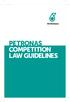 PETRONAS COMPETITION LAW GUIDELINES