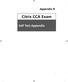 Appendix B. Citrix CCA Exam. Self Test Appendix