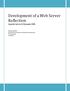 Development of a Web Server Reflection Apache Server & Dynamic DNS