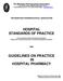 HOSPITAL STANDARDS OF PRACTICE