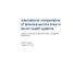 International comparisons of selected service lines in seven health systems