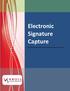 Electronic Signature Capture