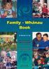 Family - Whānau Book