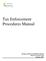 Tax Enforcement Procedures Manual