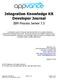Integration Knowledge Kit Developer Journal
