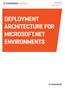 www.progress.com DEPLOYMENT ARCHITECTURE FOR MICROSOFT.NET ENVIRONMENTS
