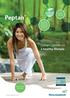 Collagen peptides for a healthy lifestyle