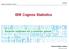 IBM Cognos Statistics