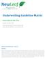 Underwriting Guideline Matrix