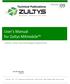 User's Manual for Zultys MXmobile