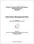 Information Management Plan
