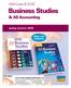 AS/A-Level & GCSE. Business Studies. & AS Accounting. spring/summer 2008. Major new textbooks