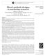 Mixed methods designs in marketing research Robert L. Harrison Western Michigan University, Kalamazoo, Michigan, USA, and