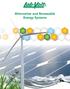 Alternative and Renewable Energy Systems