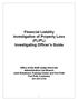 Financial Liability Investigation of Property Loss (FLIPL) Investigating Officer s Guide