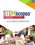 K-12 SCIENCE CURRICULUM