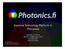National Technology Platform in Photonics