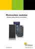 Photovoltaic modules. Maximum quality, efficiency and reliability