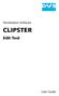 CLIPSTER Edit Tool User Guide (Version 2.4) Workstation Software CLIPSTER. Edit Tool. User Guide