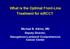 What is the Optimal Front-Line Treatment for mrcc? Michael B. Atkins, MD Deputy Director, Georgetown-Lombardi Comprehensive Cancer Center
