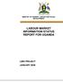 MINISTRY OF GENDER, LABOUR AND SOCIAL DEVELOPMENT LABOUR MARKET INFORMATION STATUS REPORT FOR UGANDA