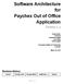 Software Architecture for Paychex Out of Office Application